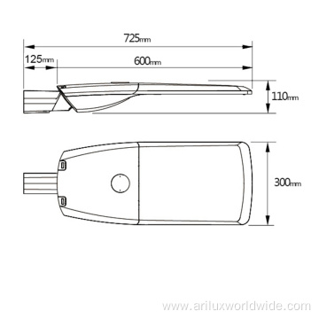 Factory direct ip66 150W outdoor street light